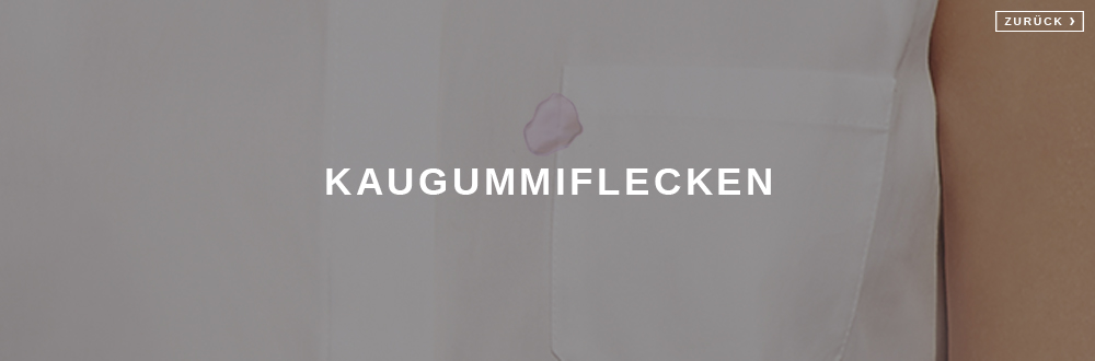 Kaugummiflecken entfernen